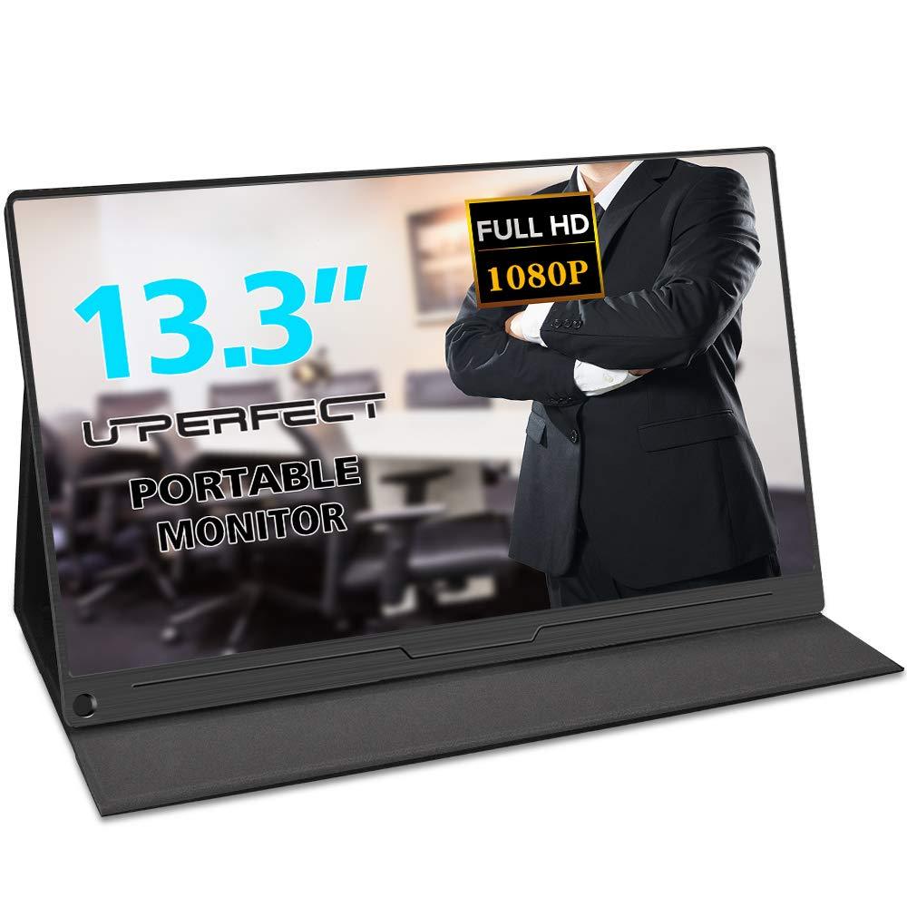 13.3" Portable Monitor 1920×1080 USB-C FHD IPS Type-C w/ Speakers